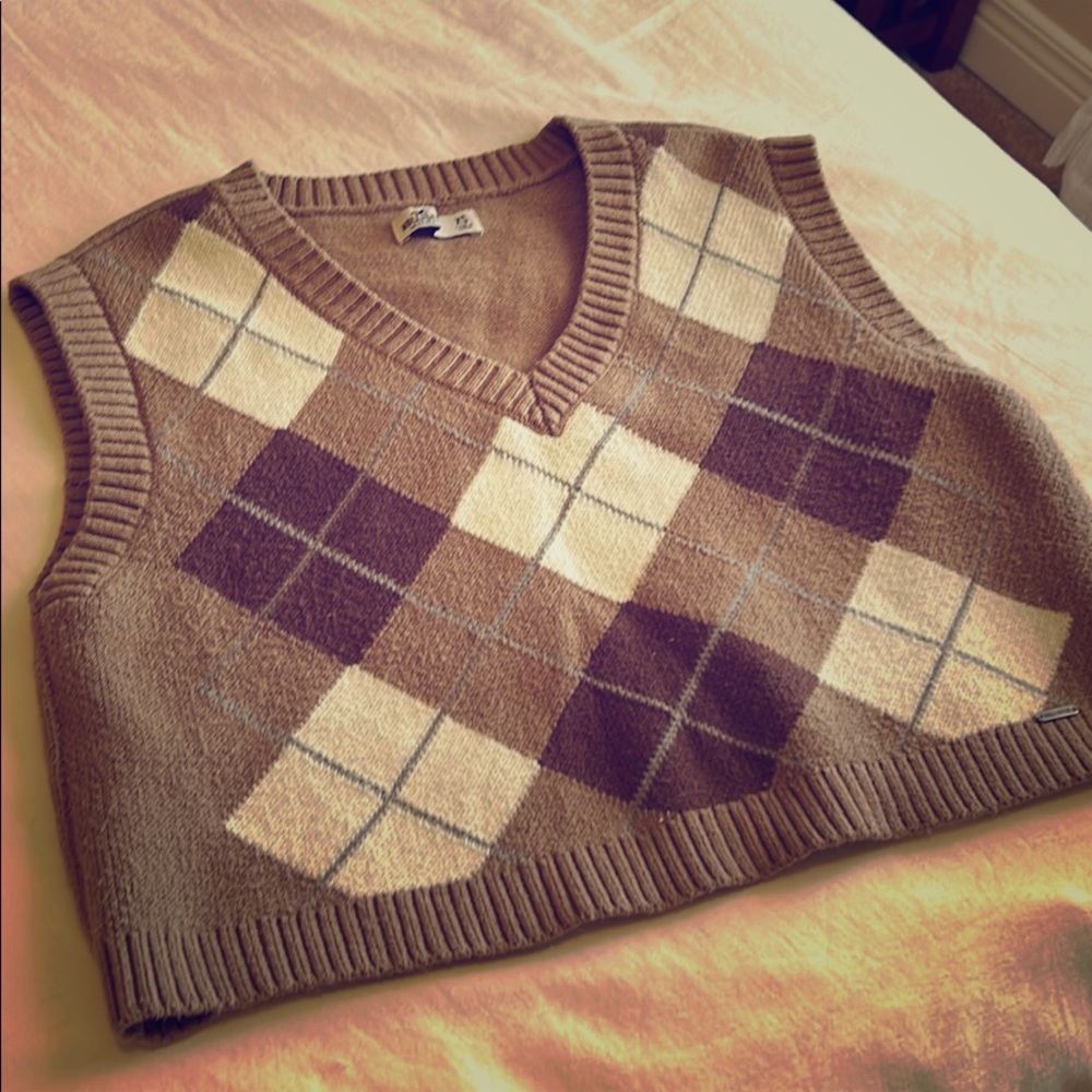 Hollister Argyle Sweater